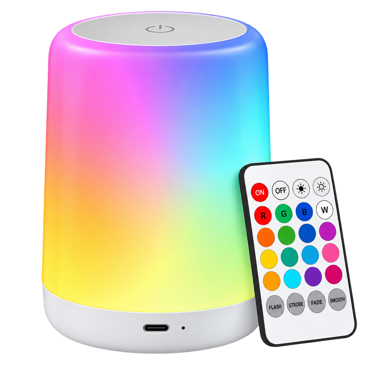 Lámpara Nocturna RGB con Mando