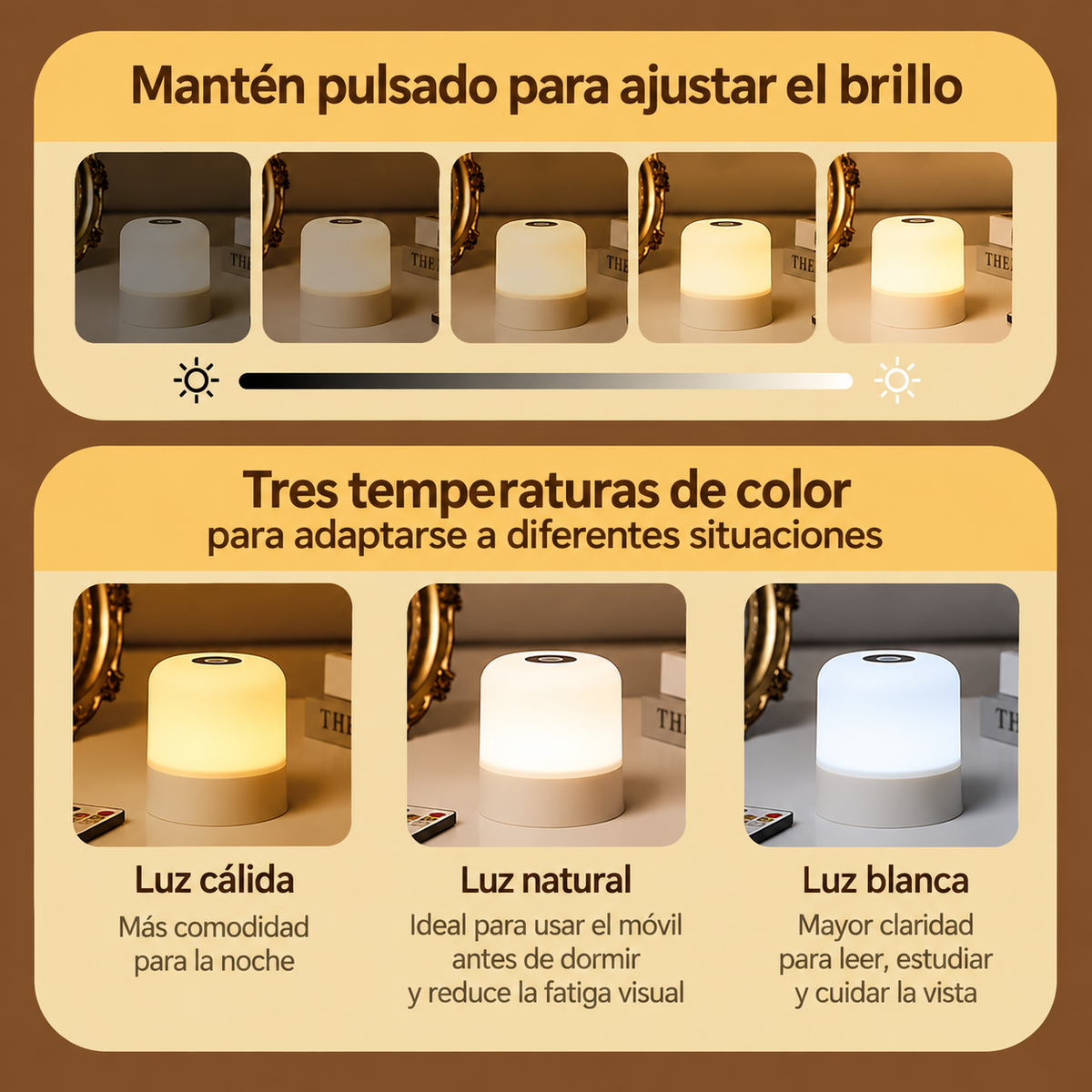 Lámpara Nocturna RGB con Mando